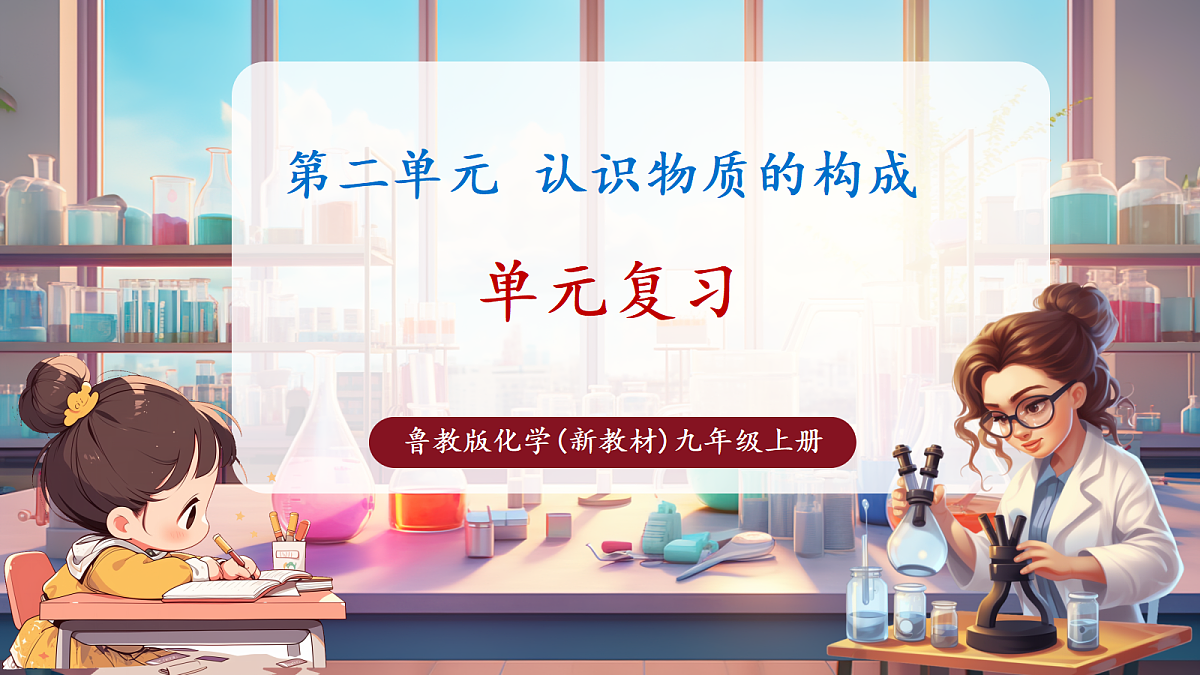 第二单元 认识物质的构成(复习课件)第1页