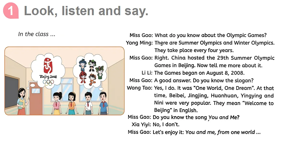 Lesson 2 What do you know about the Olympic Games?第4页