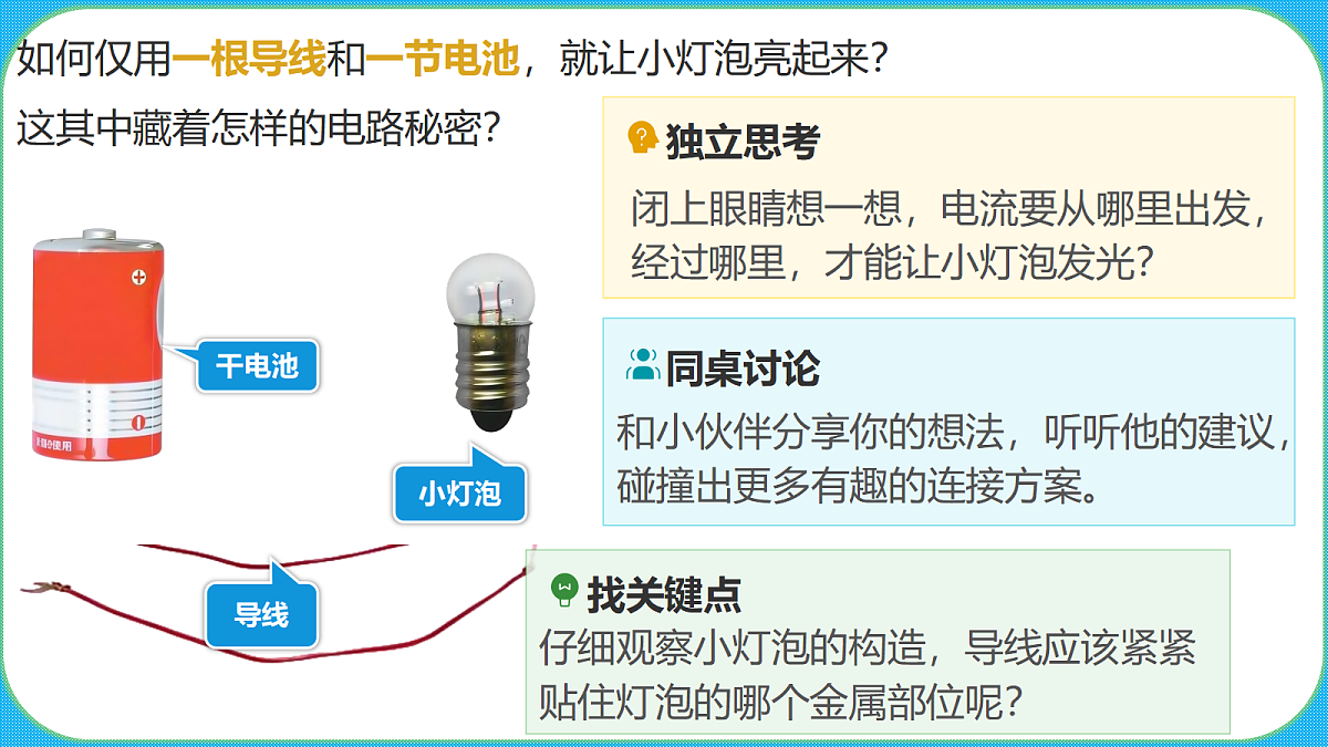 苏教版(2024)四上科学 3单元 《8 点亮小灯泡》课件PPT第6页