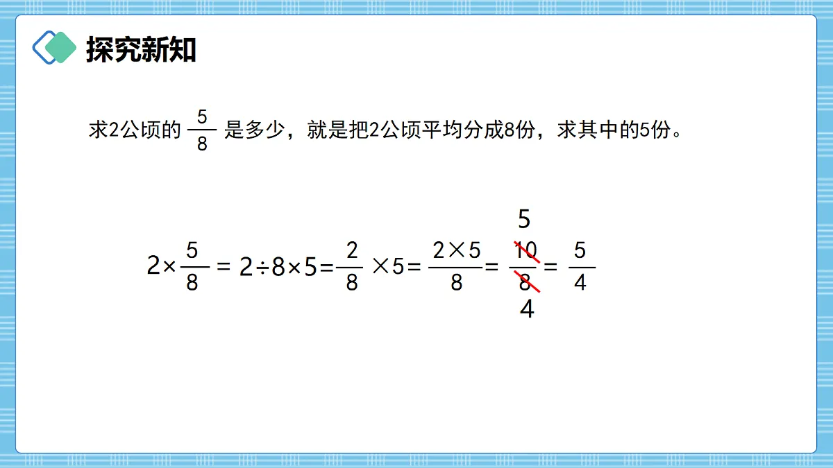 (2026新教材)人教版小学数学六年级上册 2.2《整数乘分数》PPT课件第6页
