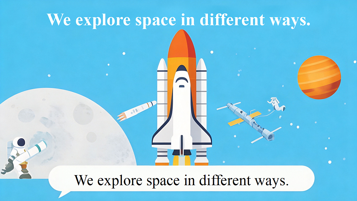 2026秋pep人教版六上英语Unit5 Exploring space PartB Lets learn 课件第4页