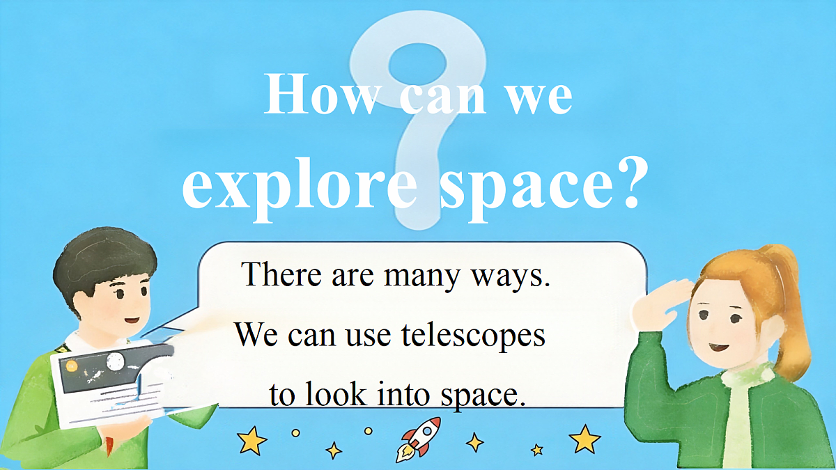 2026秋pep人教版六上英语Unit5 Exploring space PartB Lets learn 课件第6页