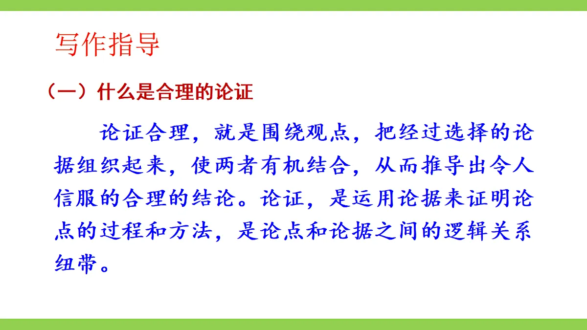 九上第五单元写作《论证要合理》课件第7页