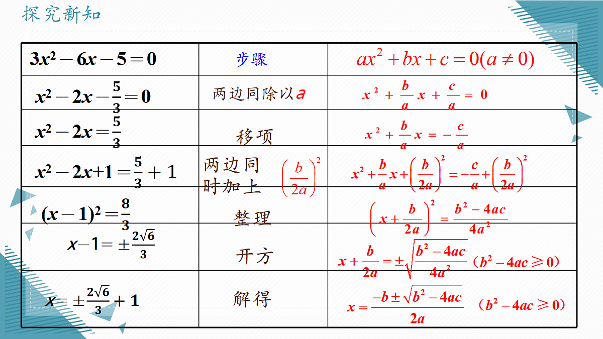 2026学年冀教版(2024)初中数学九年级上册(2024)24.2 解一元二次方程(第2课时)课件第4页