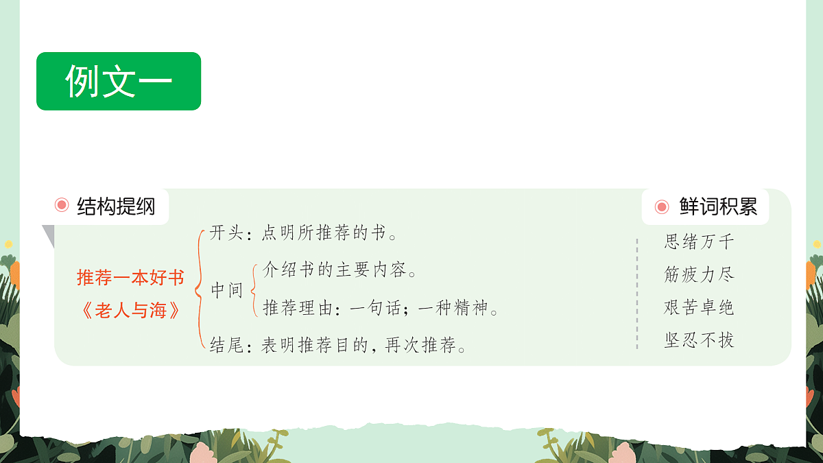 【核心素养】部编版小学语文五年级上册 习作:推荐一本书(范文+点评+升格)课件第3页