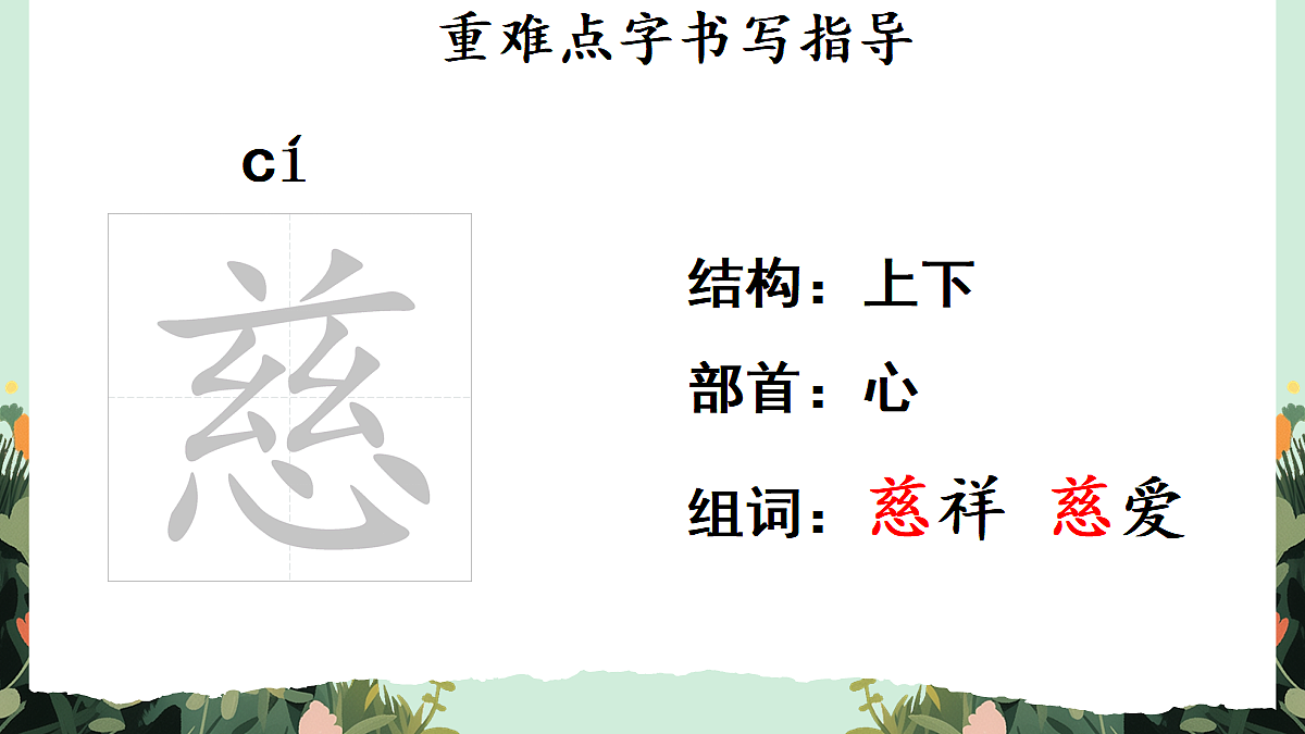 【核心素养】部编版小学语文五年级上册 17 慈母情深 课件第8页