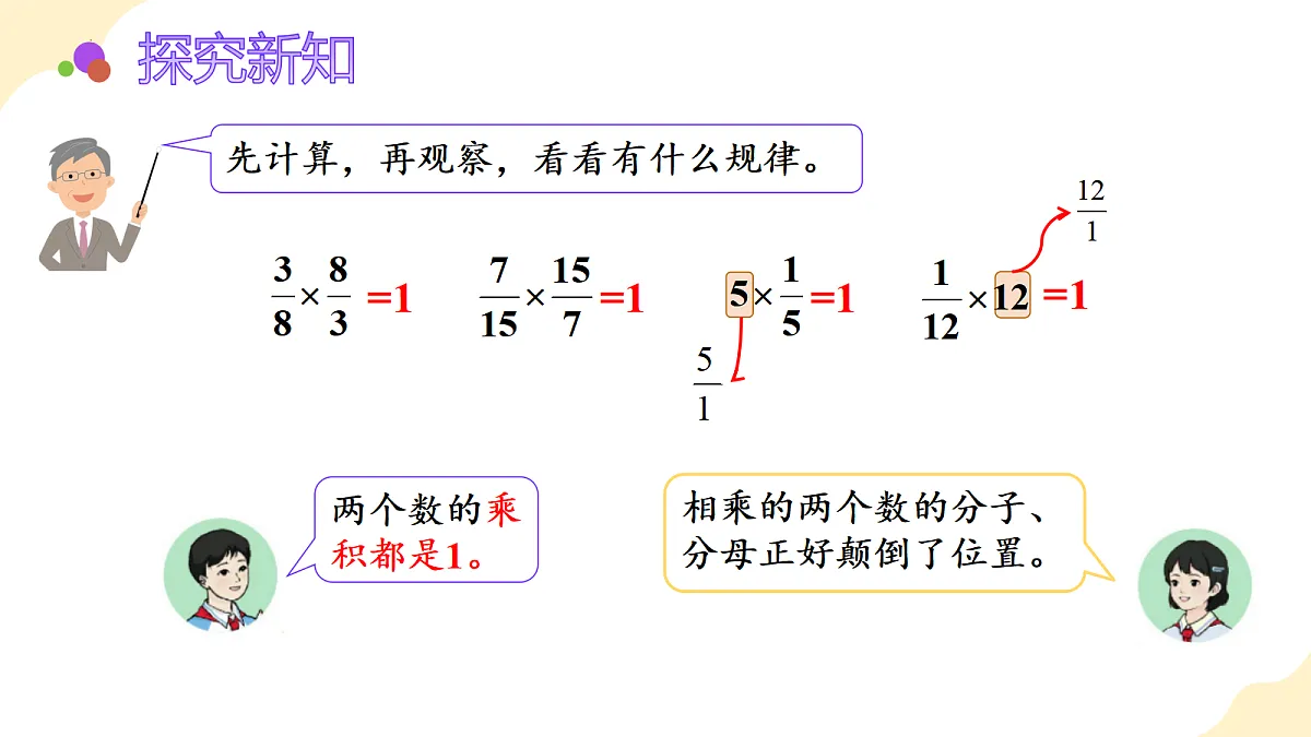 2026(新教材)人教版数学六年级上册-3.1《倒数的认识》(课件)第8页