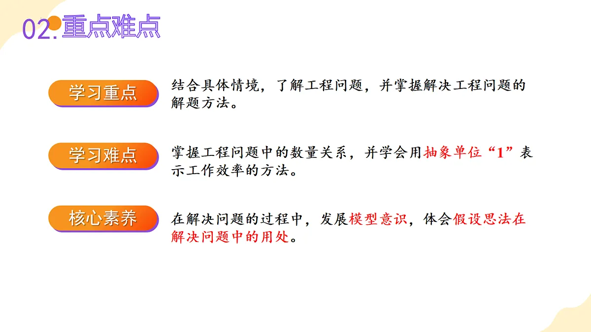2026(新教材)人教版数学六年级上册-3.4《工程问题》(课件)第3页