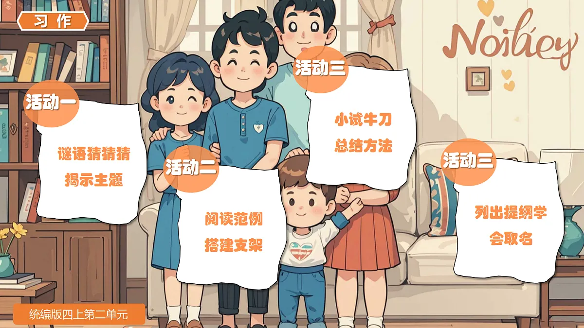 习作:《我的家人》第4页