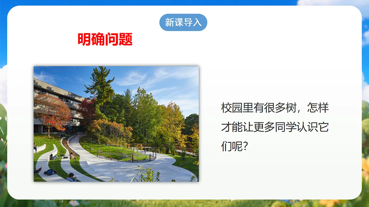 2.9 《给树做”名片“》(教学课件)青岛版(五四制)科学一上第3页