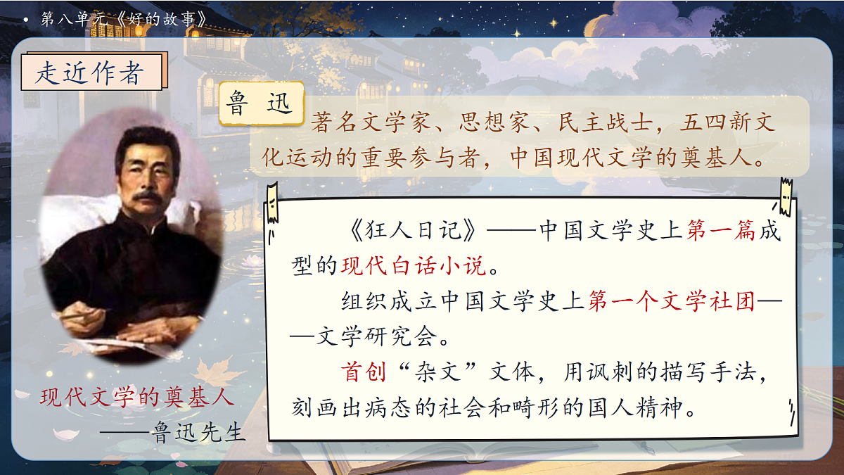统编版语文六上-24. 好的故事(第1课时)(课件)第4页