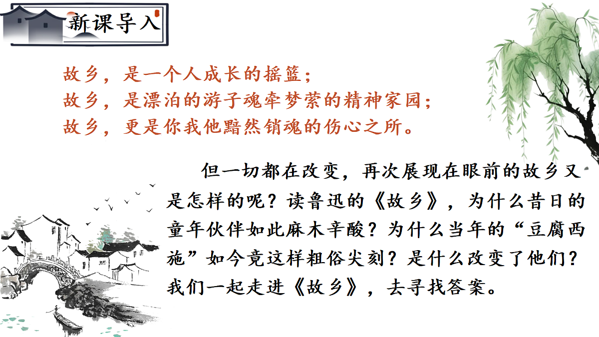 《15 故 乡》课件第2页