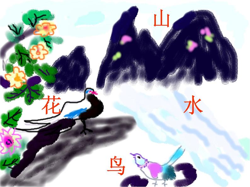 小学音乐花城版二年级上册 读读 《画》课件+视频01