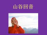 人教版音樂二年級下冊《山谷回音》課件1