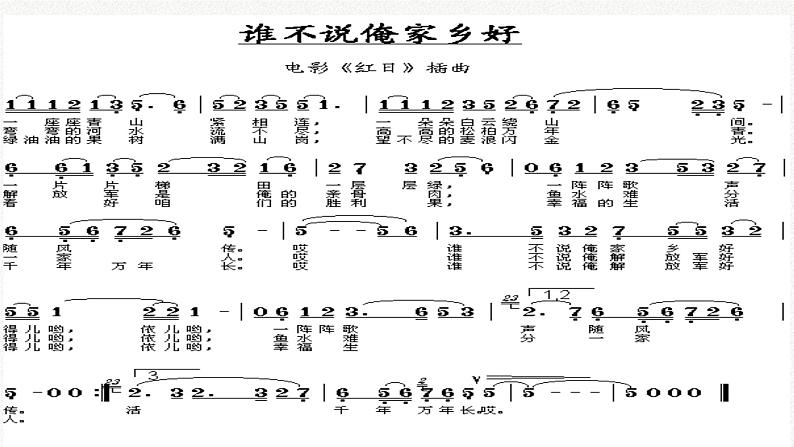 谁不说俺家乡好PPT课件免费下载04