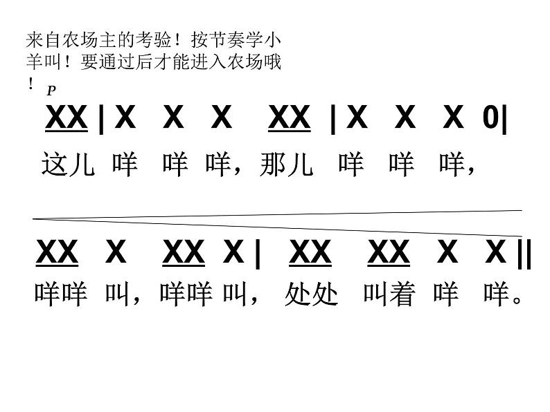 花城版小学音乐一年级下册6.3 歌曲 《唐老伯有个小农场》课（10张）课件PPT第5页