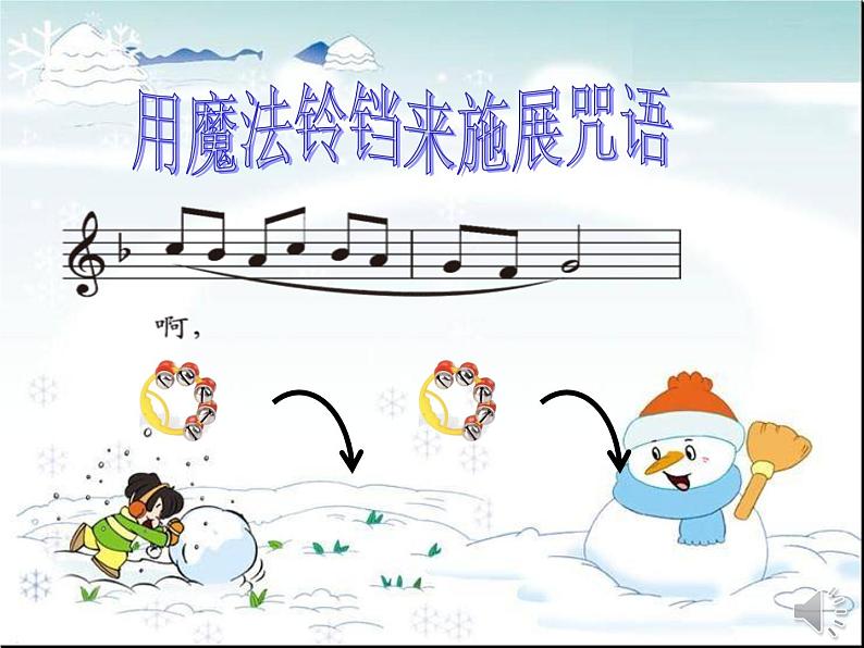 音乐苏少版（简谱）二年级上册：唱：小雪花 过新年  (共18张PPT) 课件PPT第3页