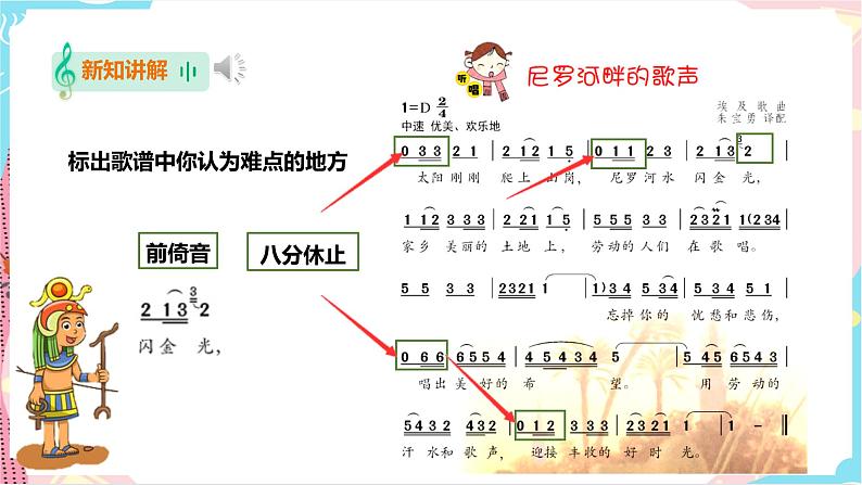 五年级下册第11课第1课时《漫游非洲—尼罗河畔的歌声》第5页