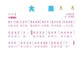 音樂 人音版（簡(jiǎn)譜） 二年級(jí)上 歡樂谷 大鹿(6)課件