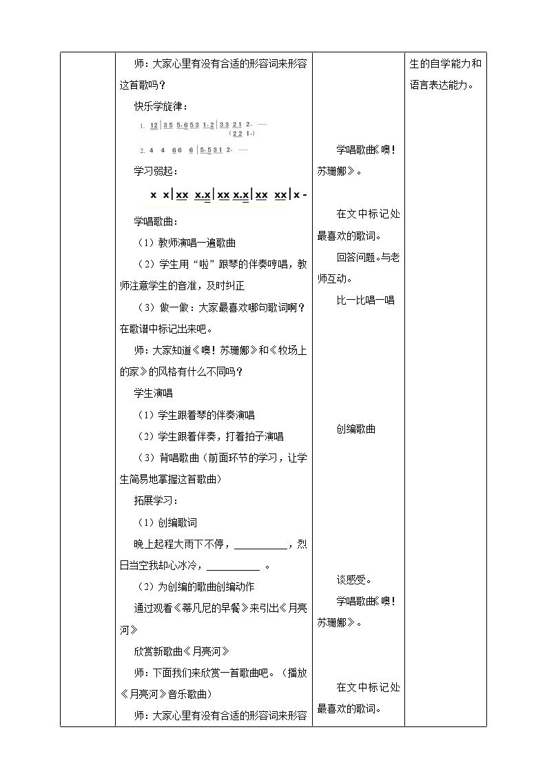 花城版音乐四下 第七课 第二课时 环球音乐探宝（三）——北美洲之行  课件+教案02