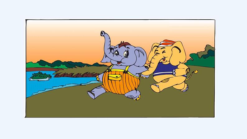 人音版小学一年级音乐下册第4课长鼻子  两只小象课件第5页