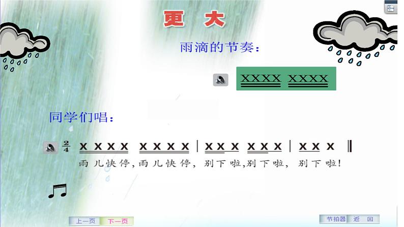 小学音乐音乐小游戏《雨的节奏》-课件-(2)ppt课件第5页
