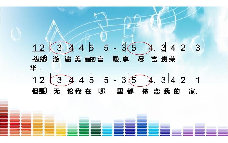 第二单元 唱歌 可爱的家 课件（15张）-2021-2022学年人教版三年级下册音乐课件06