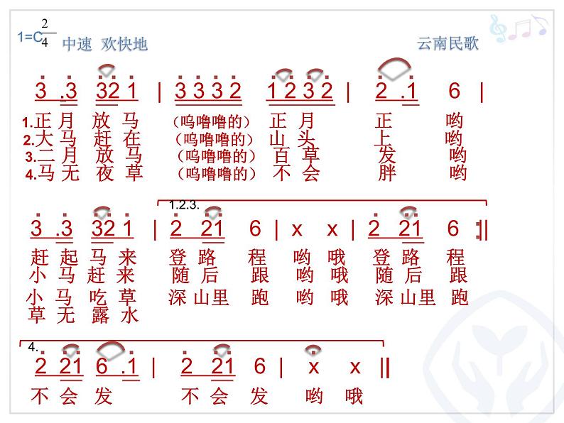 人教版小学三年级音乐放马山歌 课件 (5)02