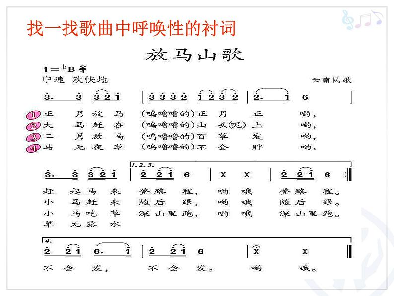 人教版小学三年级音乐放马山歌 课件 (5)05