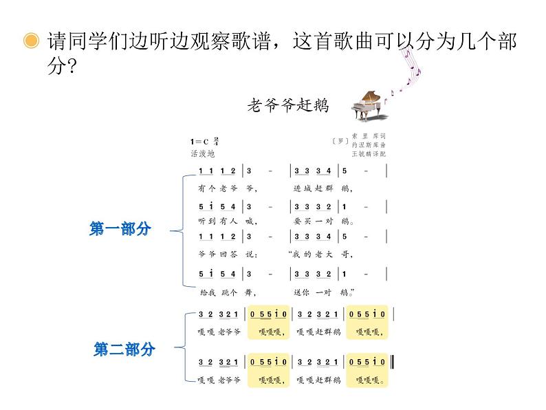 人教版小学三年级音乐老爷爷赶鹅 课件 (2)05