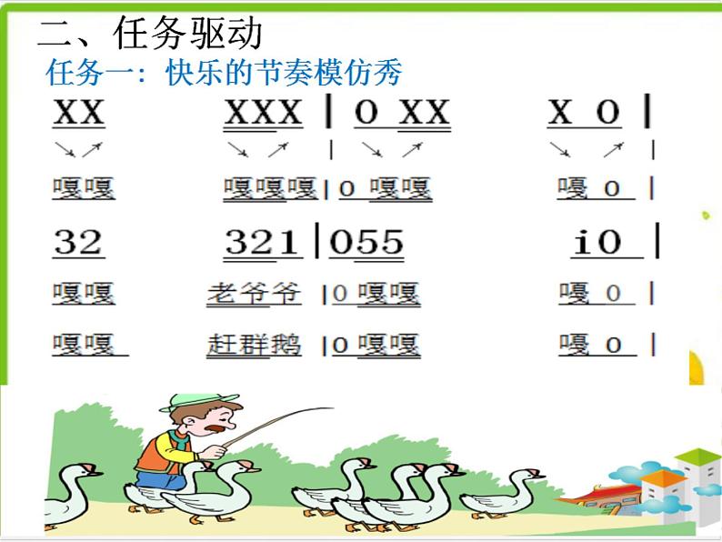 人教版小学三年级音乐老爷爷赶鹅 课件 (5)第4页