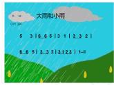 人教版小学一年级音乐大雨和小雨 课件 (1)