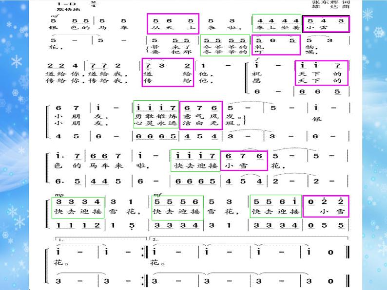 湘艺版小学五年级音乐银色的马车从天上来啦 课件第7页