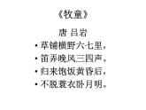 四年級上冊音樂課件－第四單元《牧童》｜人教新課標（2014秋）   (共8張PPT)