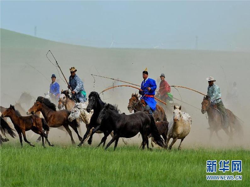 四年级上册音乐课件－5.4活动 欢腾的那达慕  ｜人教新课标（2014秋）  (共20张PPT)05