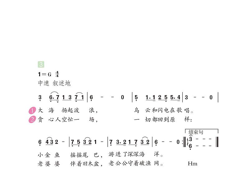 四年级下册音乐课件－6渔夫和金鱼的故事 ｜人教新课标  (共17张PPT)06