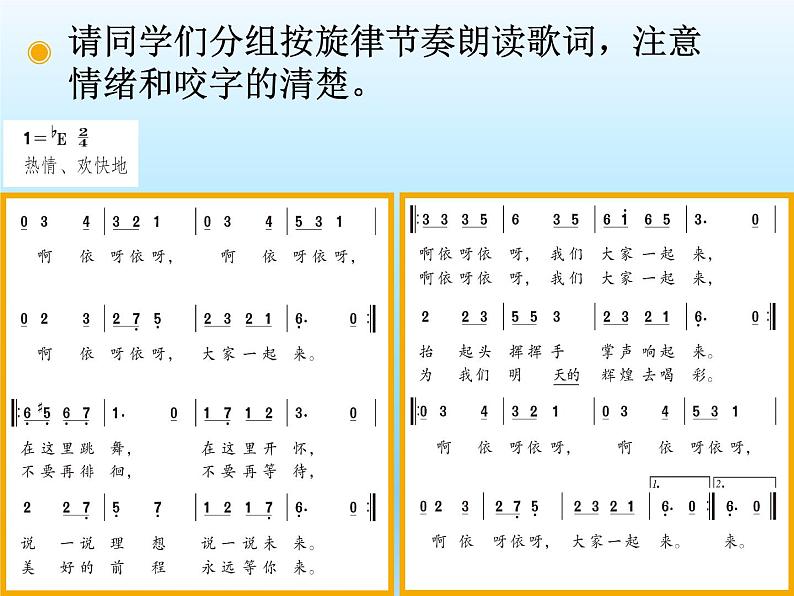 五年级上册音乐课件－3.2大家一起来  ｜人教新课标（2014秋）  (共10张PPT)06