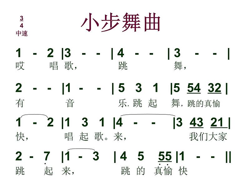 五年级上册音乐课件－3.5唱歌《小步舞曲》 ｜人教新课标（2014秋）  (共22张PPT)第3页