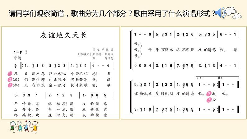 人教版音乐六年级下册 友谊地久天长 PPT课件+教案+音频04