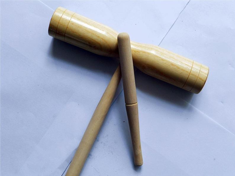 小学音乐人音版  一年级下册 双响筒 1 课件第3页