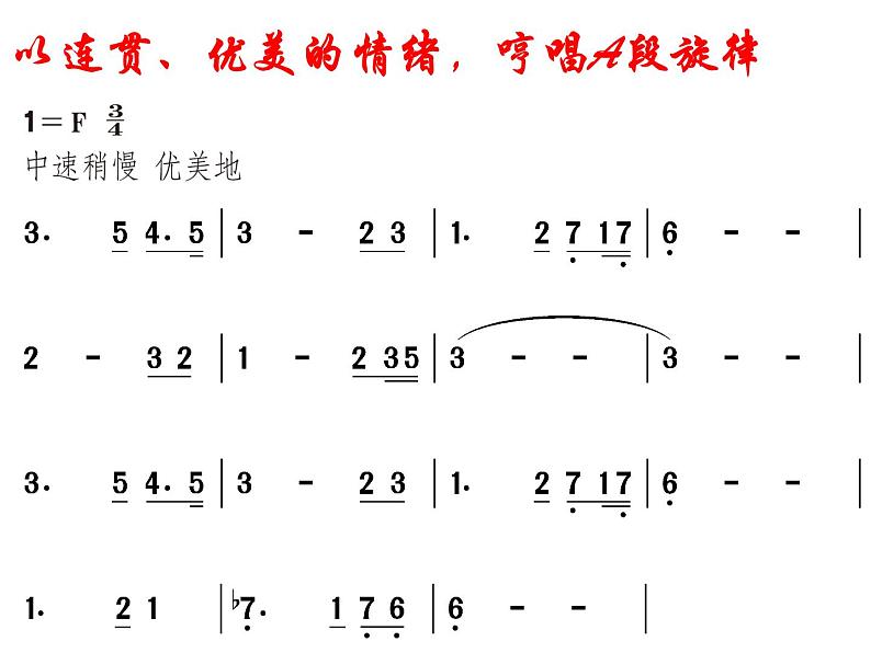 小学音乐人教版 四年级下册天山之春1 课件06