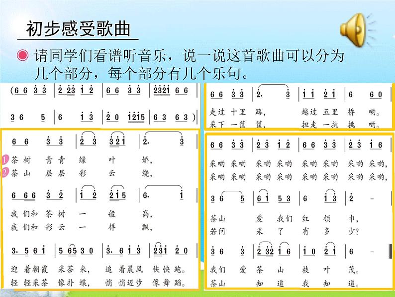 小学音乐人教版 四年级下册少先队员采茶歌1 课件第6页