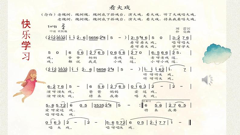 小学音乐人教版 五年级下册看大戏 课件第5页