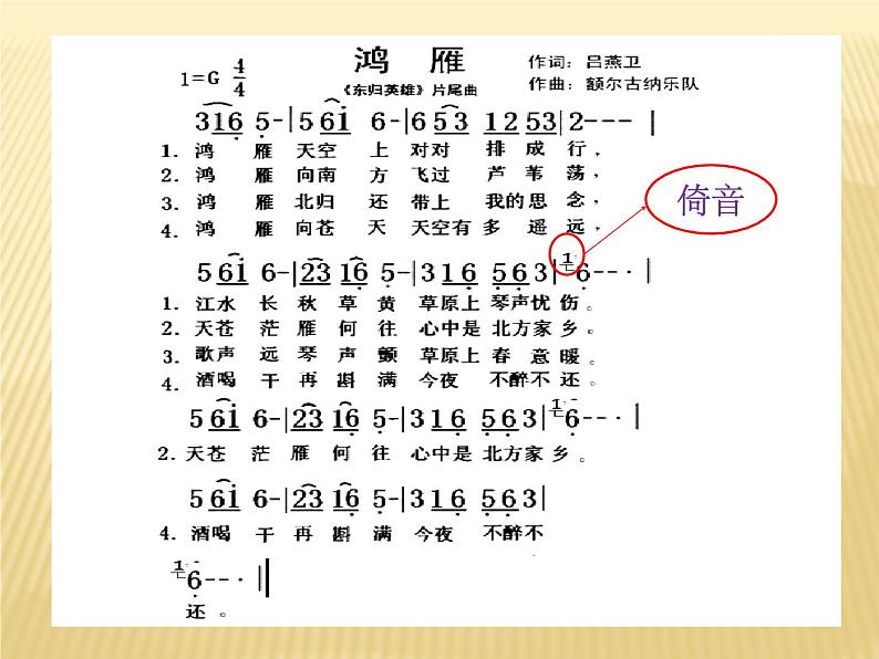 小学音乐人教版 五年级下册鸿雁 课件03