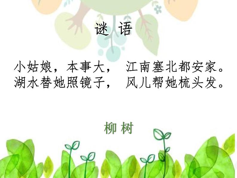 一年级下册音乐课件 第二单元 唱歌 柳树姑娘 人教版  12张02