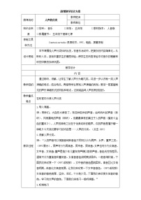 小学音乐人音版五年级下册第7课 爱满人间人声分类教案