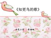 四年级下册音乐课件  （简谱） （演唱）知更鸟的歌   湘艺版   19张