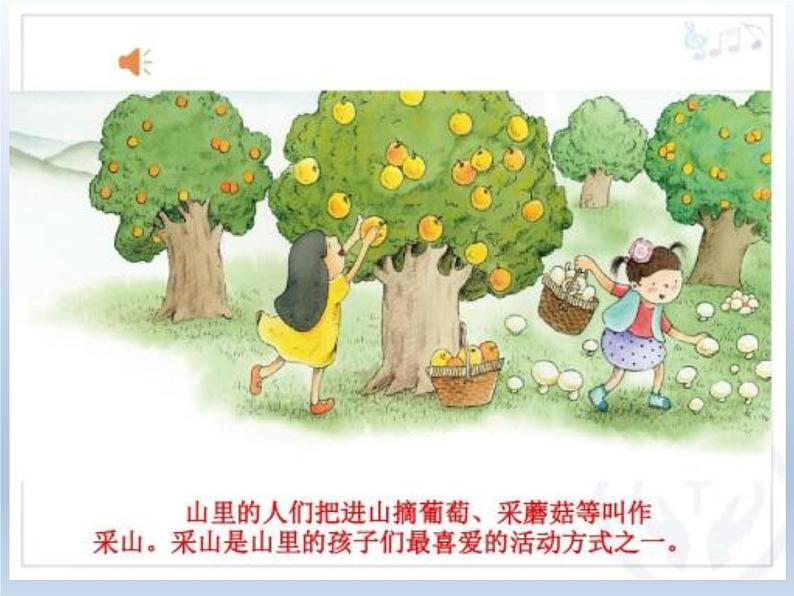 湘艺版音乐三年级下册 第三课 （简谱） （演唱）采山 （课件）（15ppt）第3页