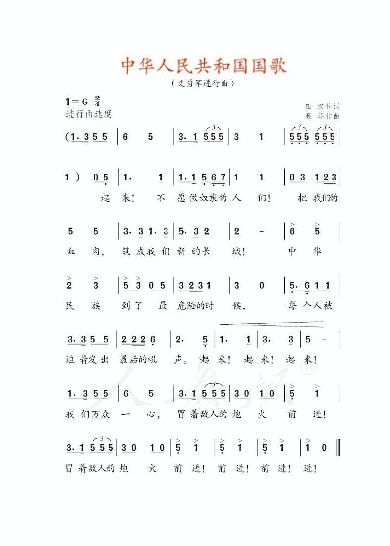小学音乐人教版（简谱）六年级上册电子教材（高清）第3页