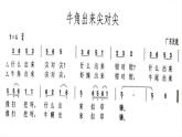 苏少版音乐六年级上册 《牛角出来尖对尖》课件